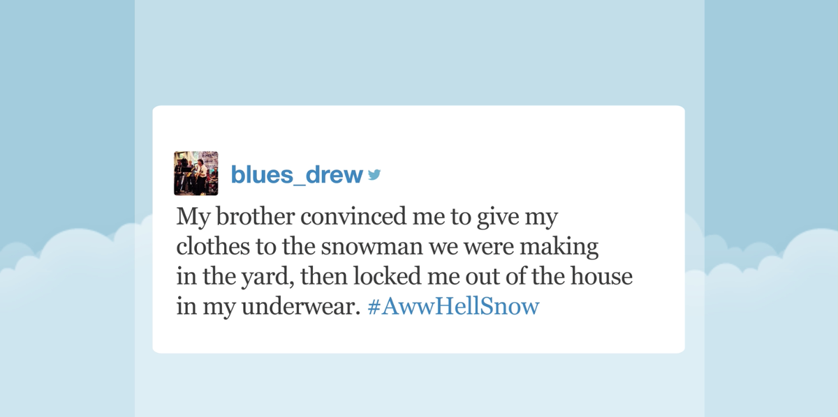 FallonTonight's tweet photo. "That's what brothers do!" ❄️ Jimmy reads his favorite #AwwHellSnow tweets: https://t.co/4oetWgQcU8 #Blizzard2016 https://t.co/kXgtAWkiQC