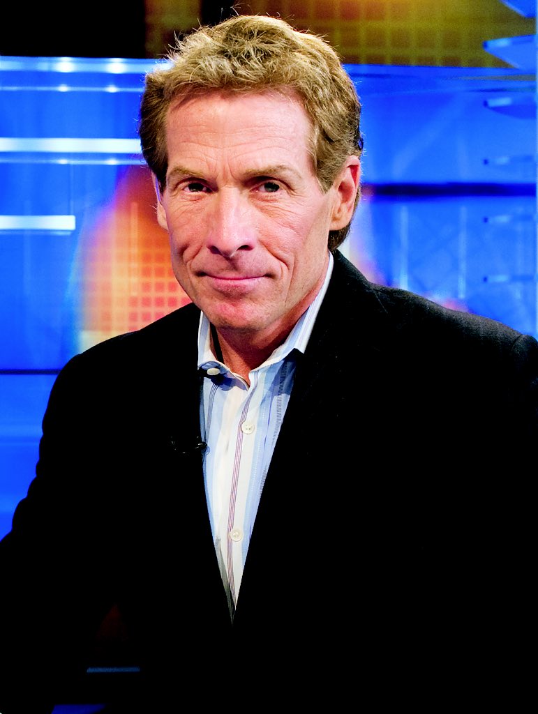 FauxNFLnetwork's tweet image. Just in case you were enjoying your Friday too much, here's a picture of Skip Bayless.