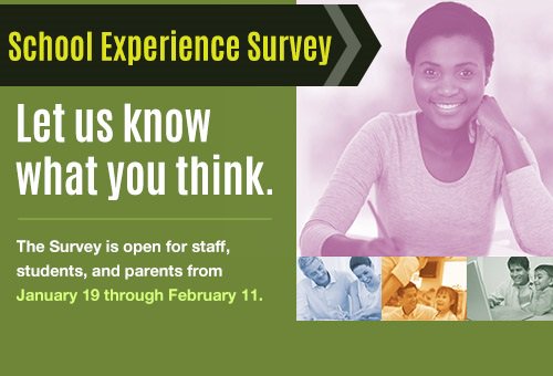 This weekend is a great time to complete the School Experience Survey. #YourVoiceCounts. bit.ly/1RyDpaz