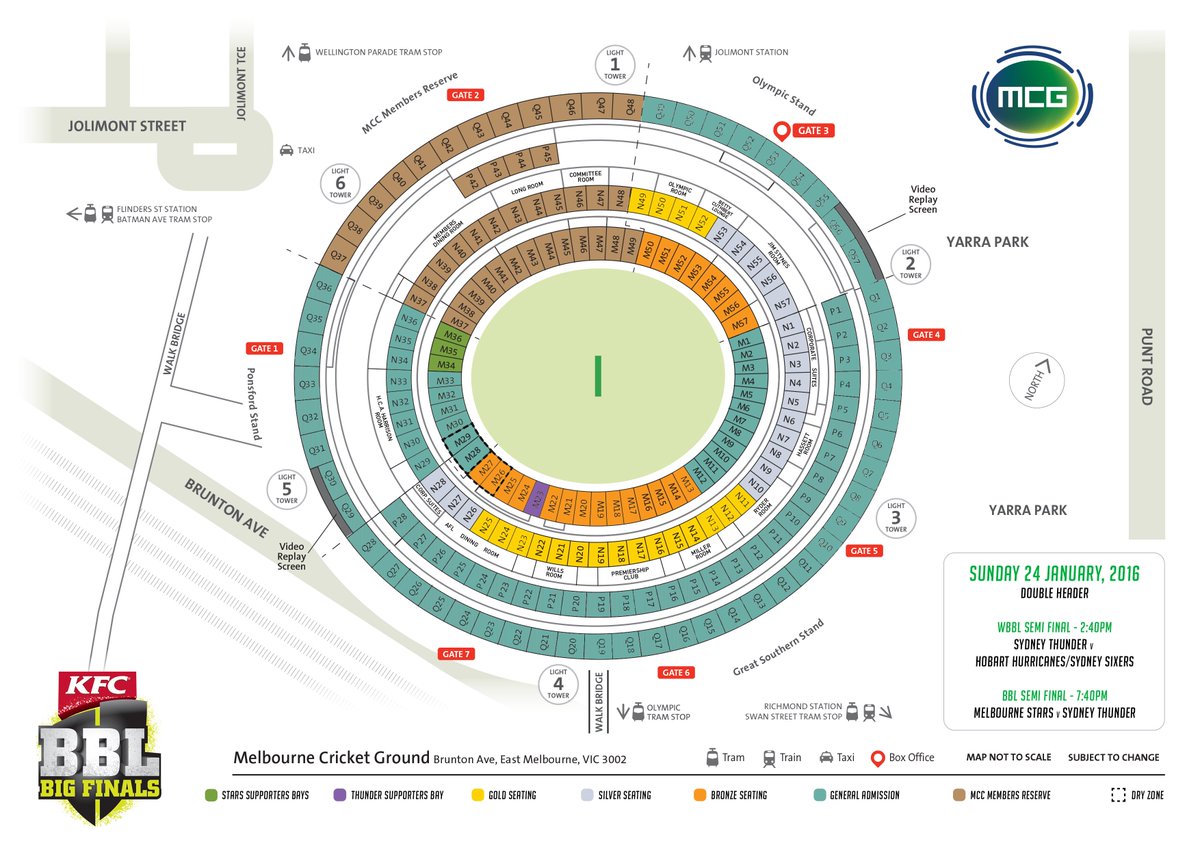 Melbourne Cricket Ground On Twitter Here Is Mcg Seating Plan For Sunday S Bblfinal Https T Co Meychldzb8