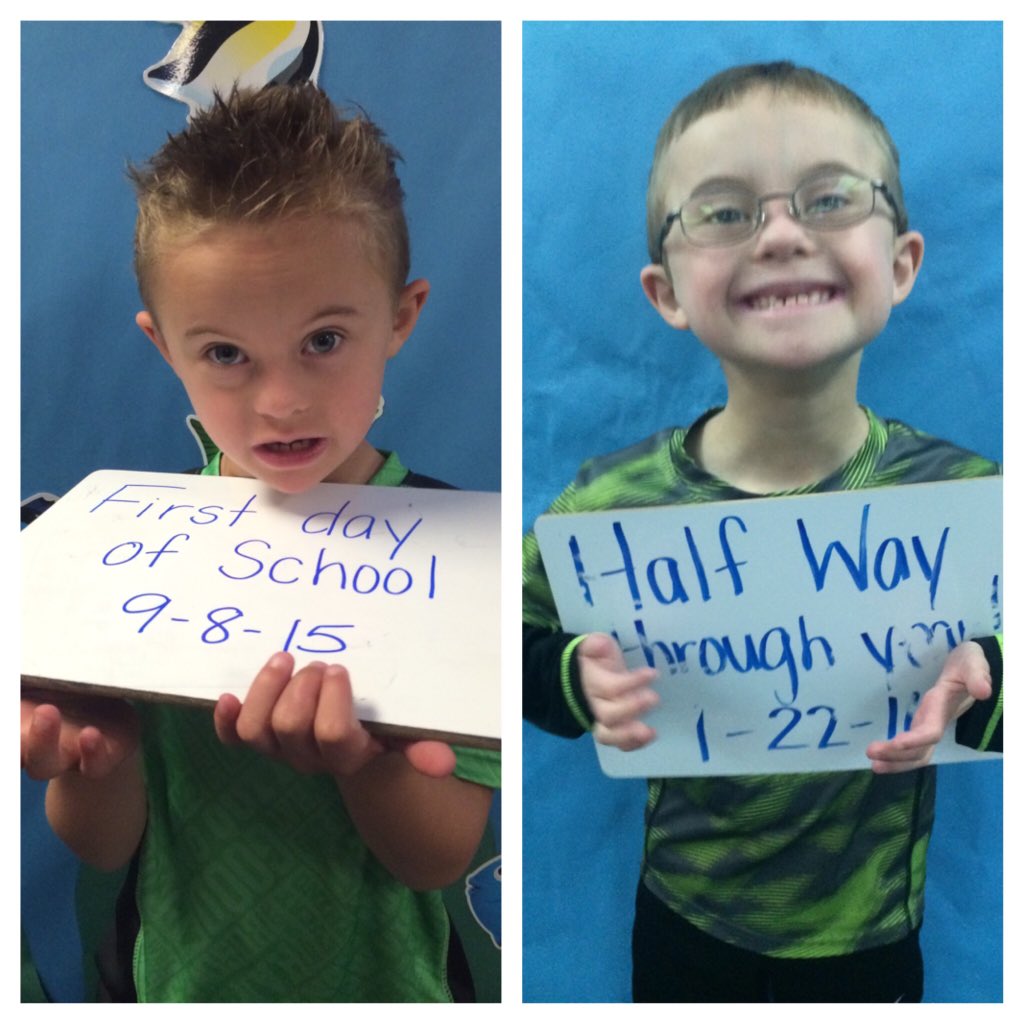 MissTomasek's tweet photo. We have grown so much! Not only in the looks, but we have also learned lots of new things! #halfway https://t.co/wEHfUHjljK