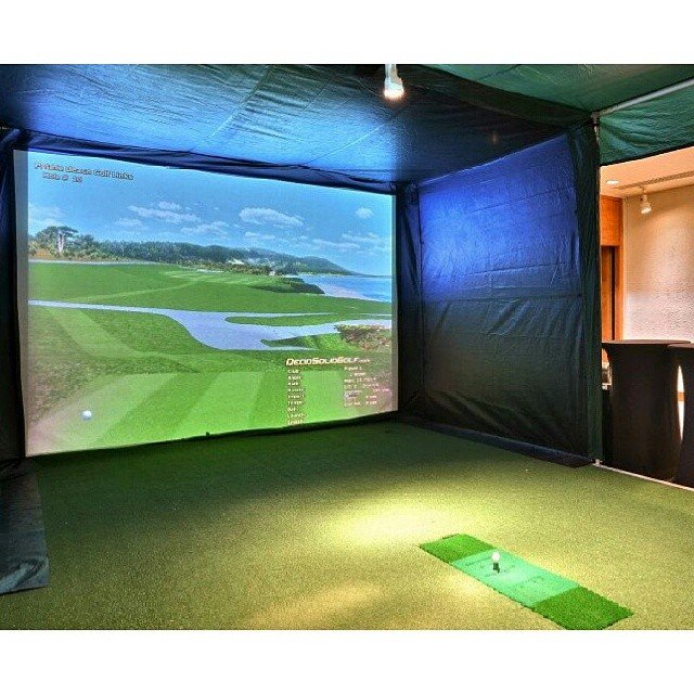 ToftreesGolf's tweet photo. Wanna play Pebble Beach in this weather? Only on our #golf simulator! #Toftrees https://t.co/V40EGyJrM4