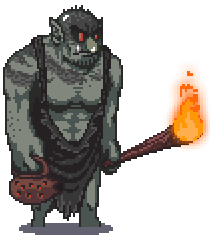 Caldera_Games's tweet photo. This is one of the new troll type in #PantlessHero! The pyromaniac!  #screenshotsaturday #pixelart #indiegame https://t.co/NCnLLe9H3a