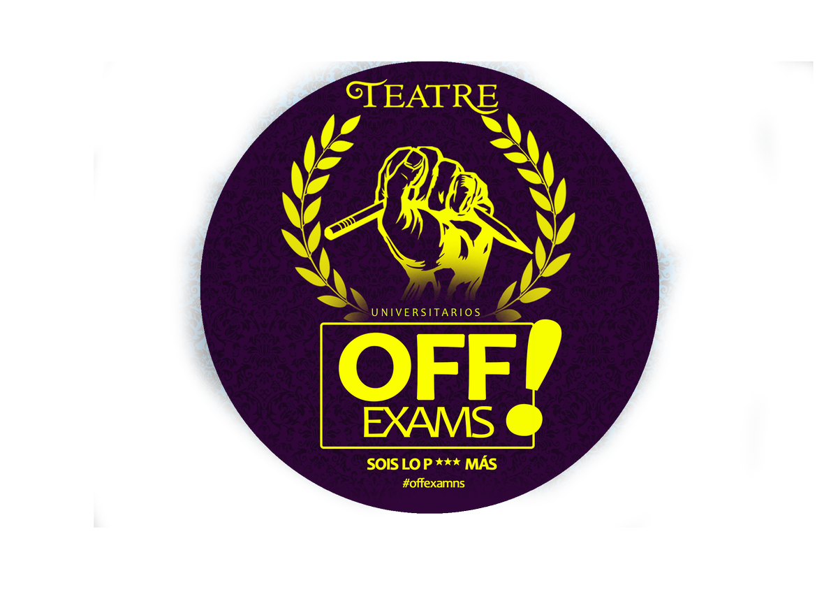 Aun no tienes tu pegatina? Pidenosla! 
<a href="/comision_c_umu/">Comisión CienciasUMU</a> 
<a href="/IVCyTAUM/">IV Promoción CyTA UM</a> 
<a href="/BQ_Enfurecida_M/">Bioquímica Murcia</a>
#OffExams 
#Murcia