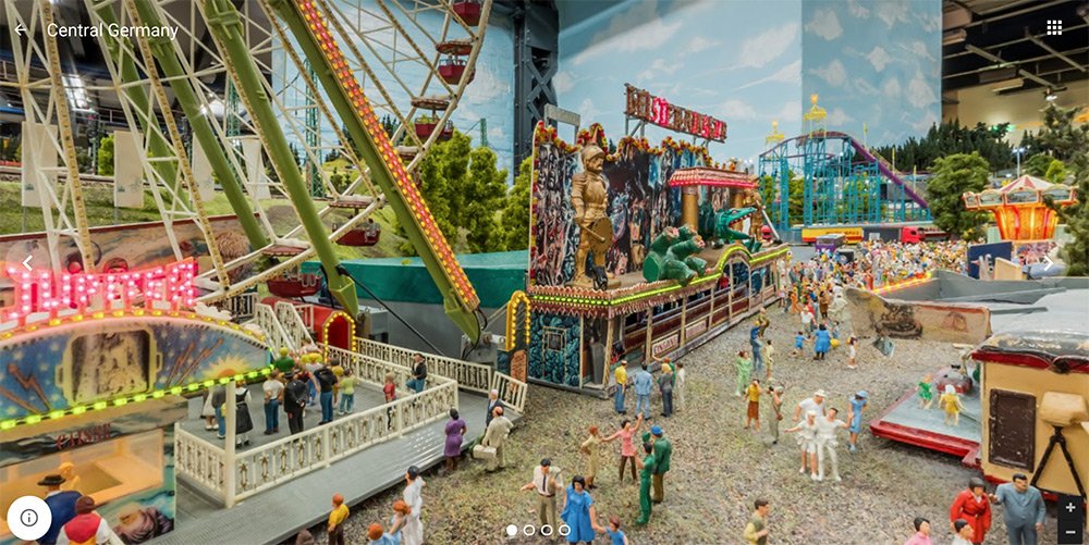 thisiscolossal's tweet image. You Can Now Explore the World&apos;s Largest Train Set Using Google Street View thisiscolossal.com/2016/01/miniat…