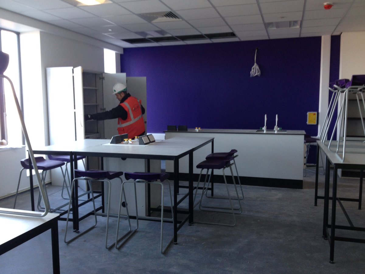 RhylHigh's tweet photo. Fantastic new shots of classrooms! #classroom #carpets #furniture #rhsnewbuild Thanks to Mrs Peters #bobthebuilder https://t.co/eEpbi1PLfX