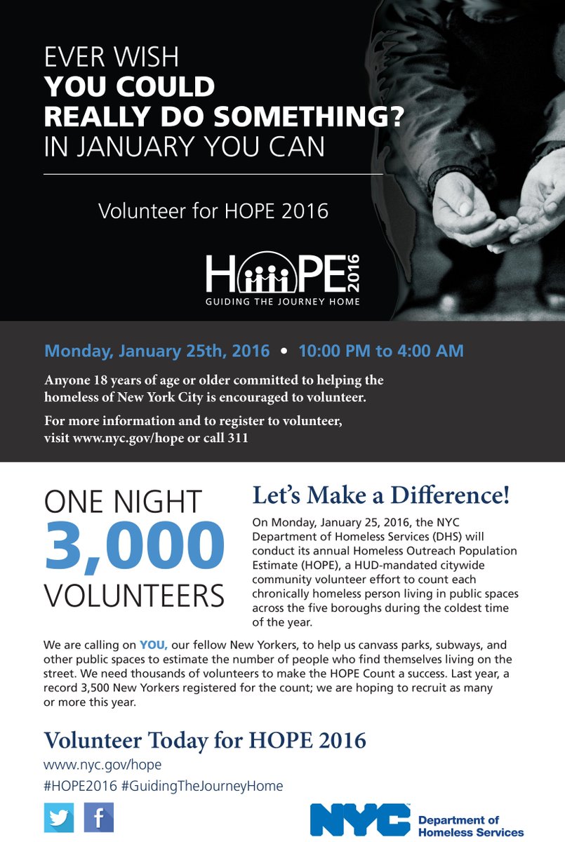 galeabrewer's tweet photo. Volunteer with @NYCDHS for #HOPE2015 to help homeless individuals on Manhattan's streets. https://t.co/K0xF5kQYH3 https://t.co/0kNxn8xnl0