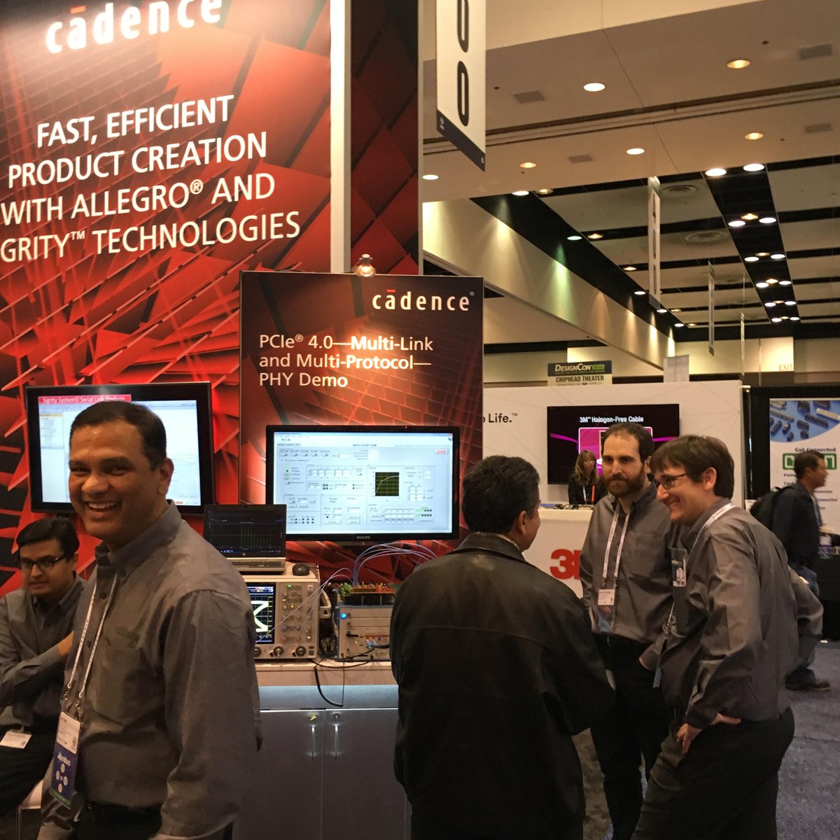 Cadence's tweet photo. Big thanks to everyone who stopped by to see us at #DesignCon2016! See you at #DesignCon 2017 https://t.co/XowkxYUfy2