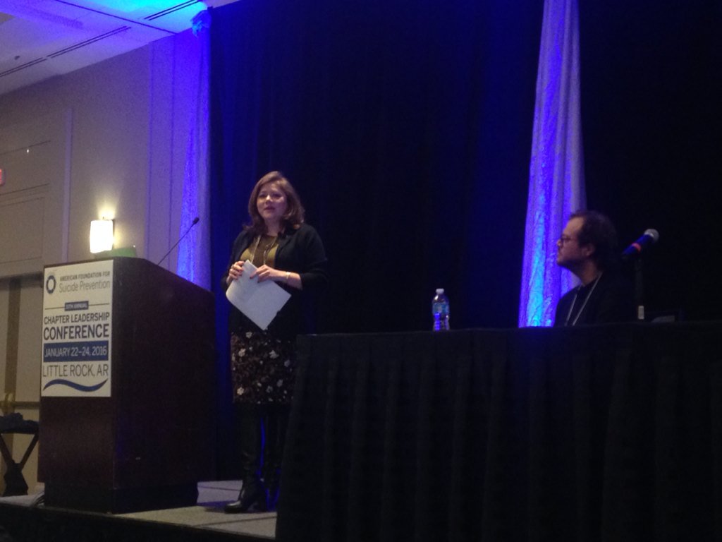 afspnational's tweet image. Our VP of Comms &amp;amp; Marketing Stephanie Coggin &amp;amp; Manager of Digital Comms Jonathan are speaking now. #afsp16