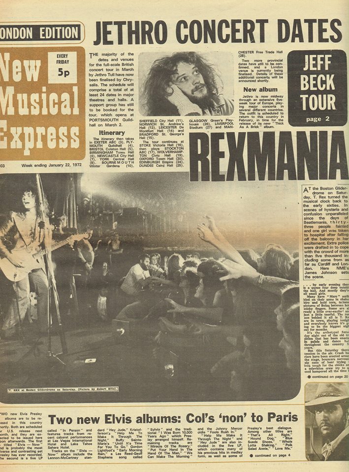 GlamRockMarc's tweet photo. #getion January 22nd 1971
New Musical Express
REXMANIA https://t.co/JQVnnTguRo