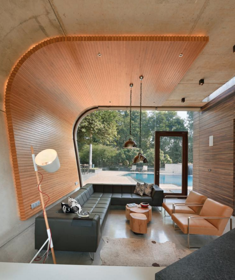 LaserArtStyle's tweet image. Indian pool house by #42mmArchitecture boasts a concrete frame and a transparent middle bit.ly/1PneW1u