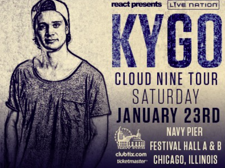 VIPBidding's tweet photo. This Saturday at #NavyPier @ReactPresents +@LiveNation and @KygoMusic #CloudNineTour https://t.co/4QNOcSCbSs