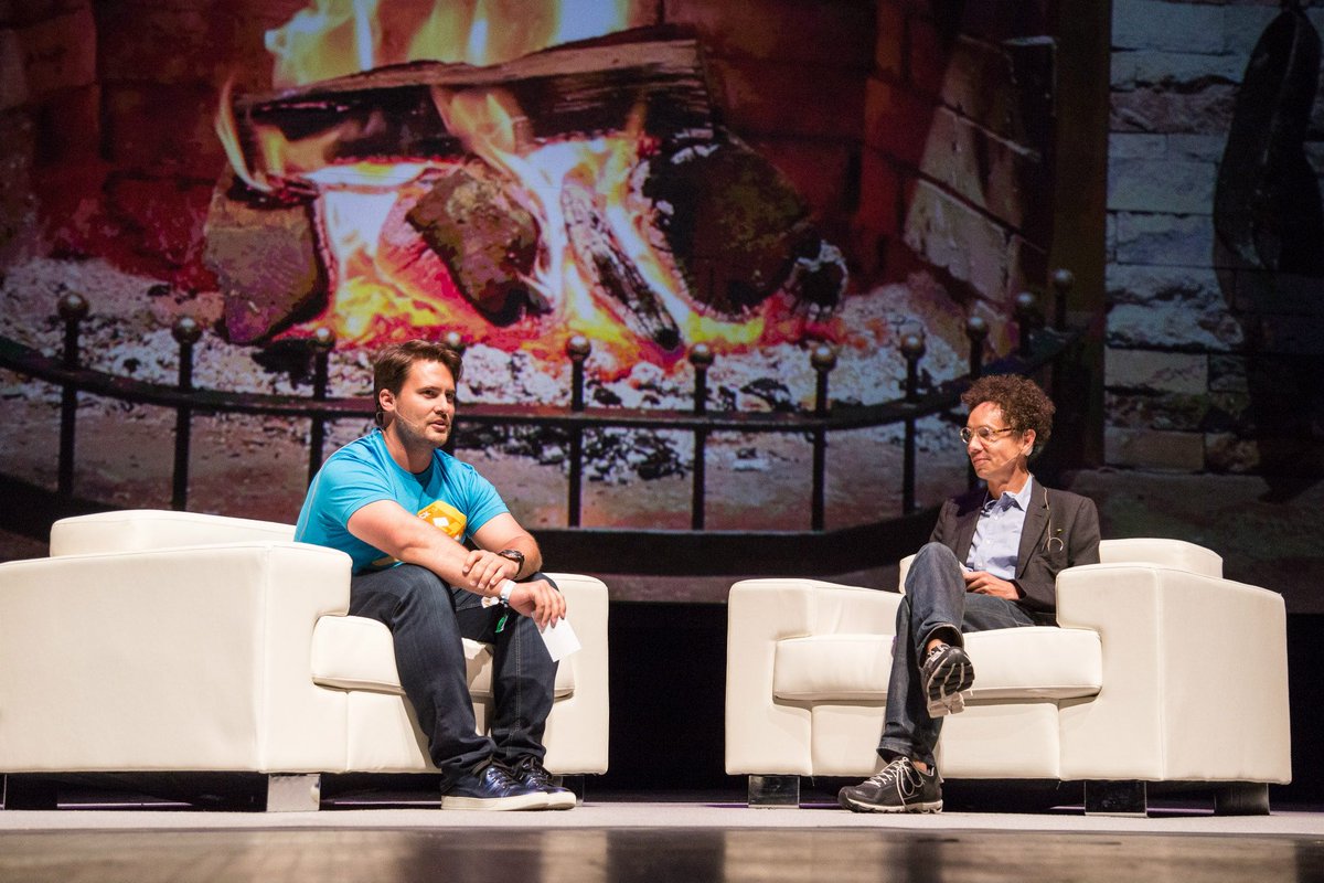 tune's tweet photo. That one time @PeterHamilton & @Gladwell chatted by a fire at #Postback15... announcing #Postback16 keynote soon.. https://t.co/XCGJx47czd