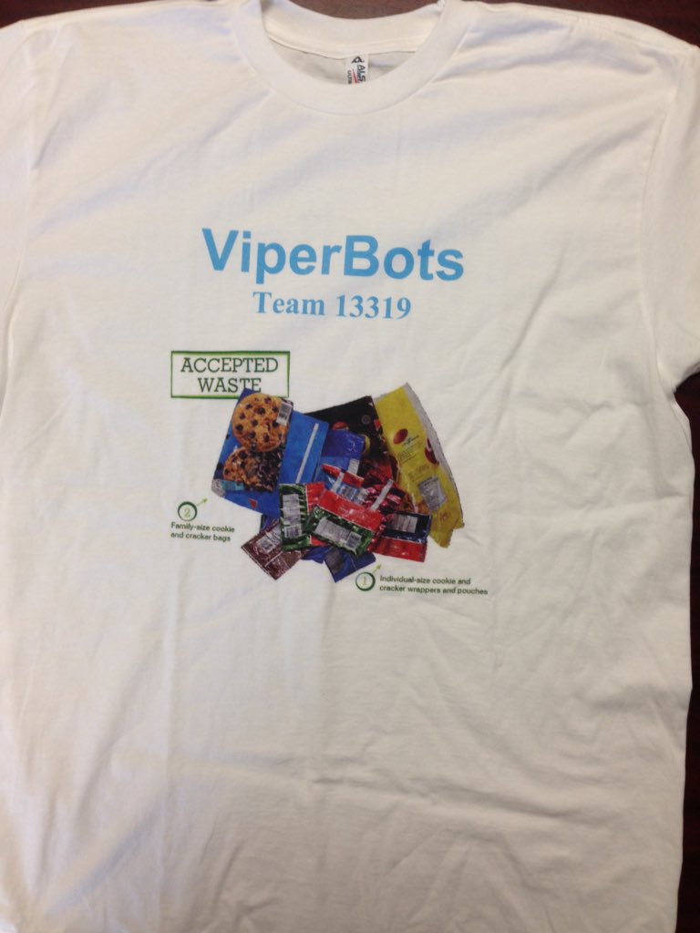 ValleysRams's tweet photo. T-shirts ready for our Provincial Robotics competition next week. Go Viperbots! https://t.co/qo8rFM3Vi6