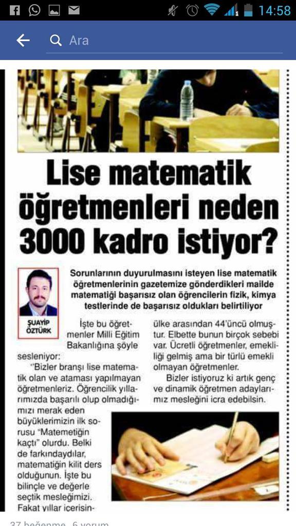 yigityozgatim's tweet photo. LiseMatematiğe 3000YeniUmut @hmzaydg @trthaber @nasuhigungor  sesimizi duyun artik https://t.co/GFm5nHSiAf