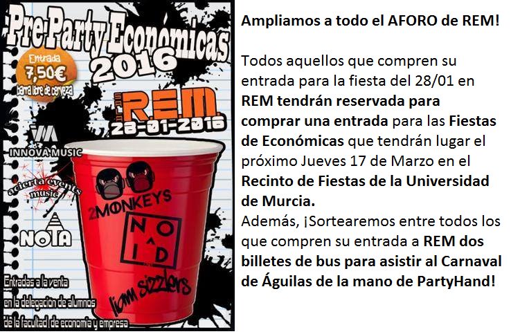 Ampliamos a todo el aforo de REM. ¡Compra tu entrada antes de que se acaben!