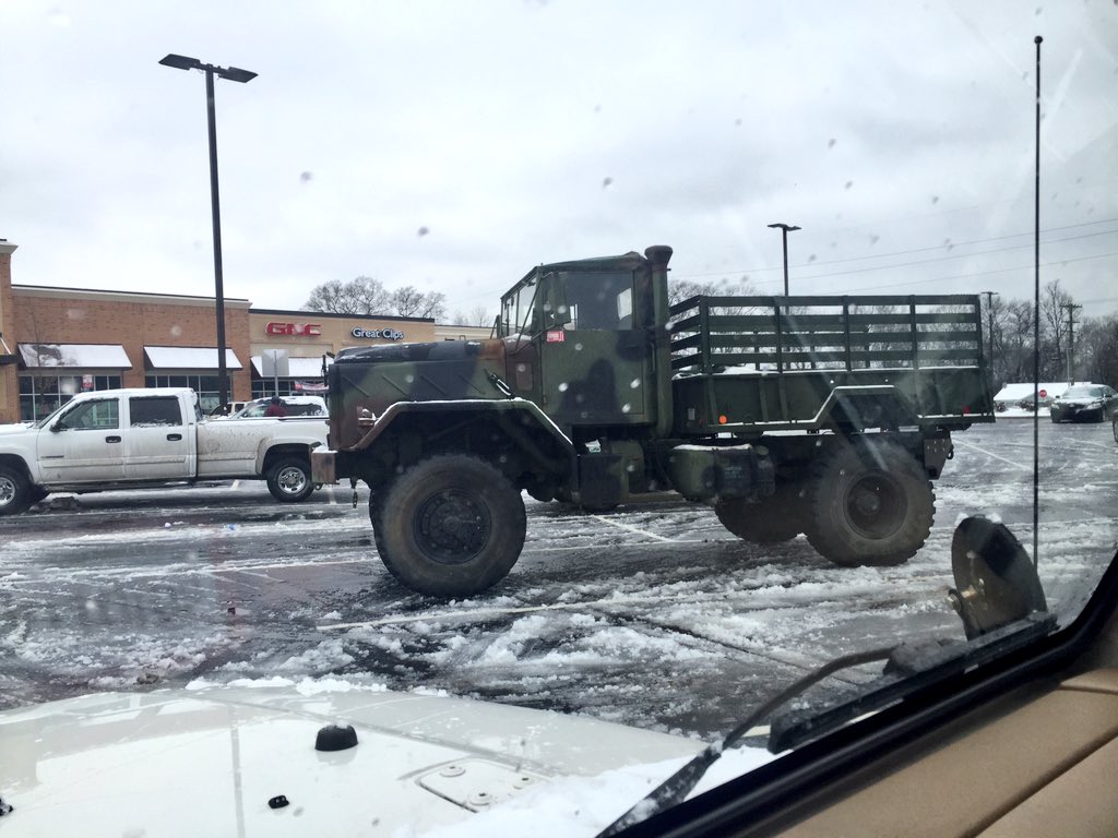 J_Merryman's tweet photo. My Jeep just isn't cutting it anymore. I need to upgrade like this guy did. #BobbedDeuce https://t.co/VajW8OfclC