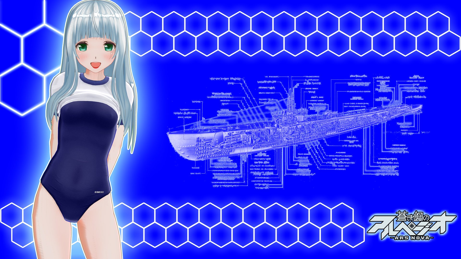 Umigame スク水壁紙 イオナ 蒼き鋼のアルペジオ Cm3d2 壁紙 T Co Hvof0q4z3o Twitter