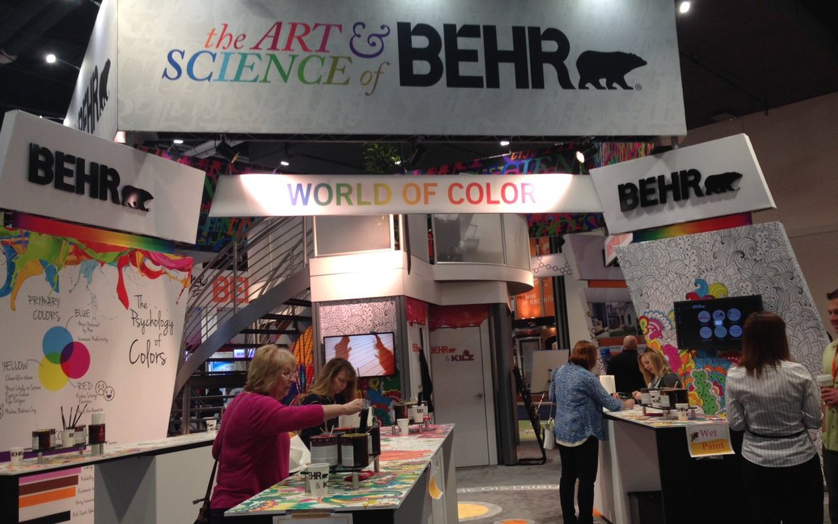 6 coolest exhibits you missed at #IBSVegas: bit.ly/1PnOBq8 <a href="/BehrPaint/">BEHR Paint</a>