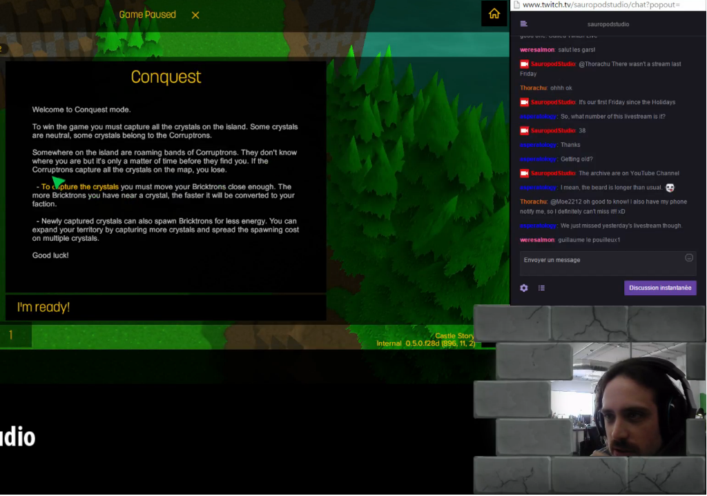 We are now showing our new Conquest Mode here: twitch.tv/sauropodstudio