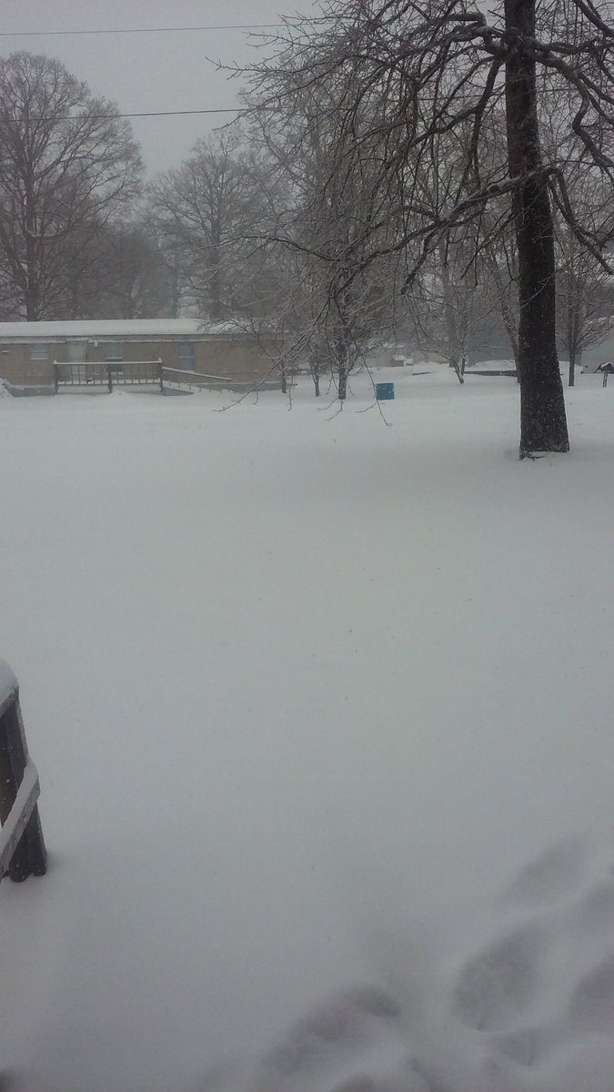 Ladydragoness71's tweet photo. Snowing in Russell springs,ky https://t.co/mTS3DCxImc