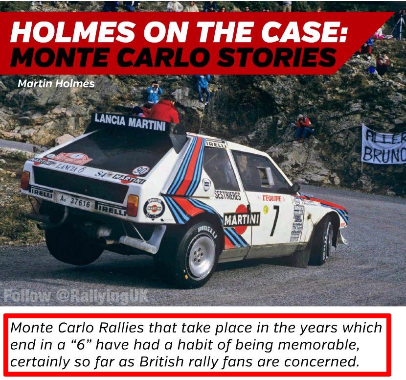 RALLYE MONTE-CARLO: Day and a half left. Worth remembering what <a href="/RallyHolmes/">Martin Holmes</a> said in <a href="/MSportMonday/">Motorsport Monday</a> last week! #WRC