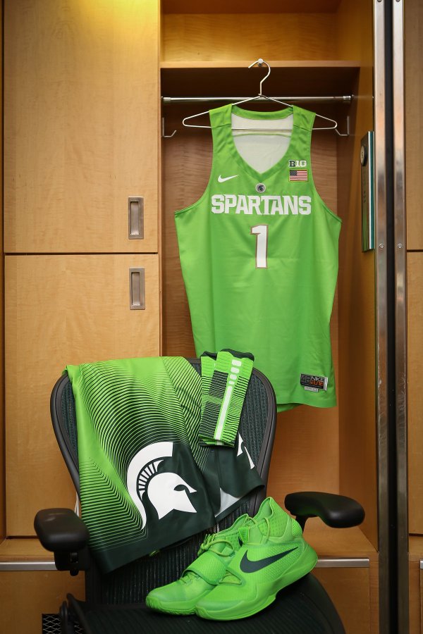 Michigan State Unveils Lime Green Uniforms For Maryland Game For The Win