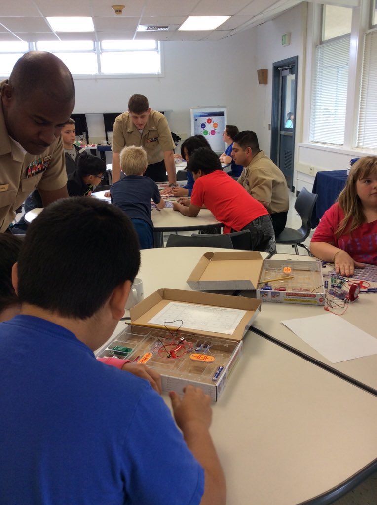 msaverell's tweet photo. Project Lab is officially open!! @ssiglerLPS #lasposascamarillo #LPSProjectLab @PVSDCamarillo https://t.co/NMqKWKCkJi