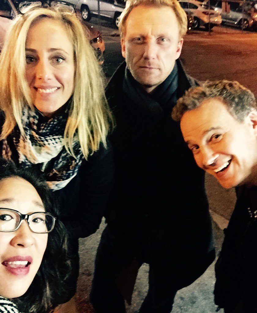 Omg it's Cristina Teddy &amp; Owen reunion! (And Tony) Look how handsome and brooding Kev is! Happy New Year All!