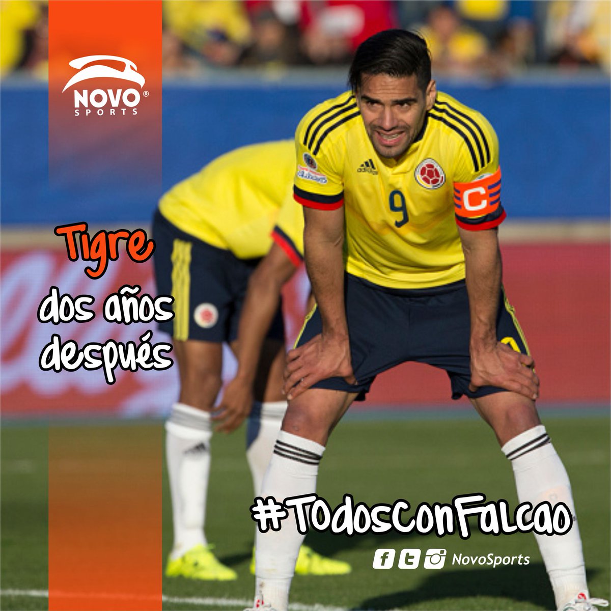 Nosotros también nos unimos a la campaña #TodosConFalcao hace exactamente dos años fue su lesión de <a href="/FALCAO/">Radamel Falcao</a>