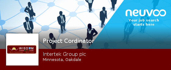 NeuvooLosAngeUS's tweet image. Intertek Group plc is hiring a #Project #Cordinator, apply now! #Oakdale #jobs neuvoo.com/job.php?id=8hi…