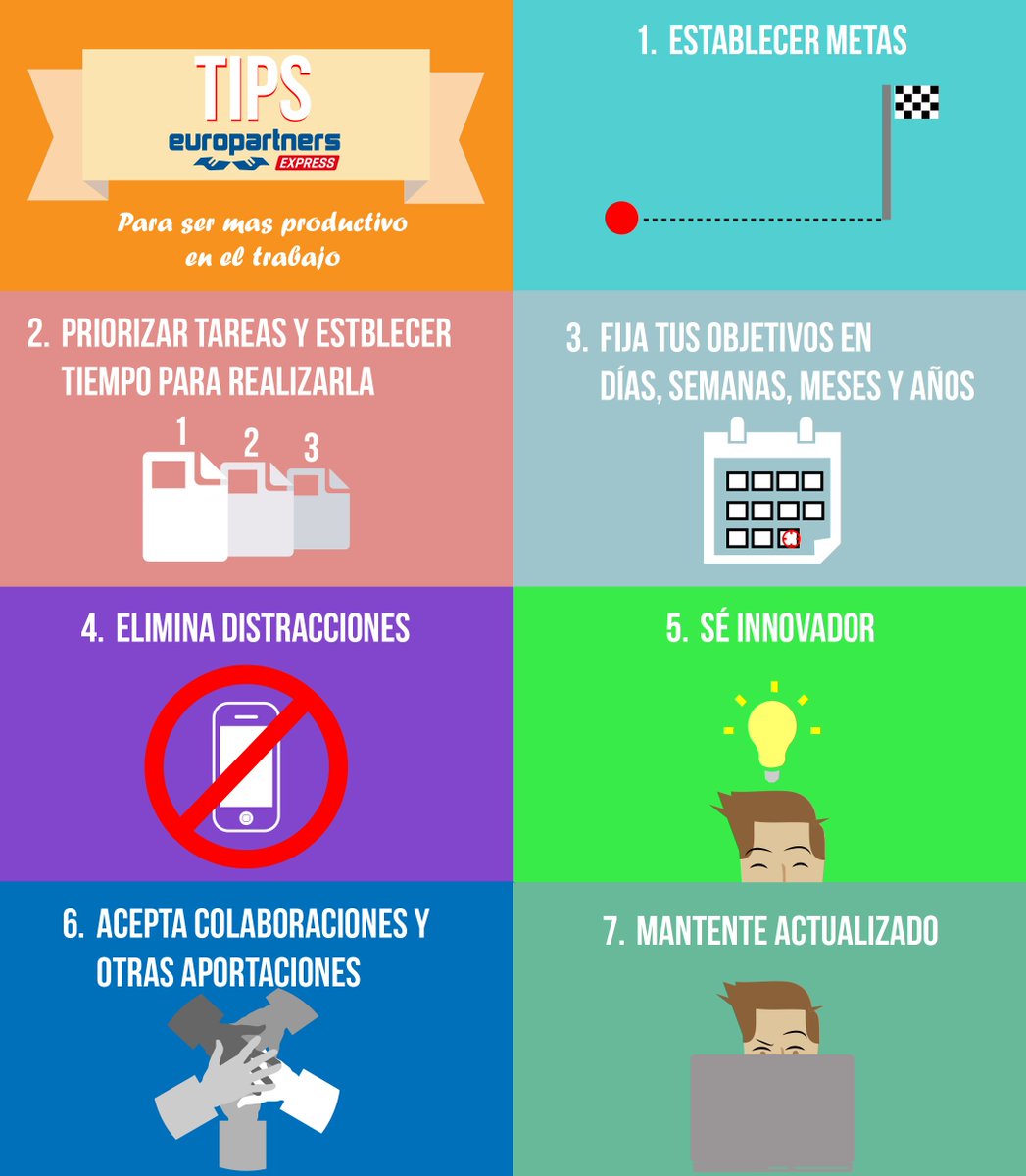 logisticsEP's tweet image. Tips para ser más productivo en el trabajo #EPWay #EPTips