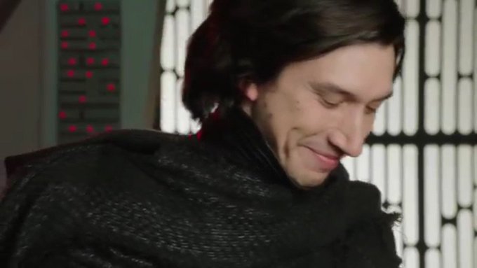 KYLO REN SMILING IS THE MOST BEAUTIFUL THING IVE EVER SEEN ? https://t.co/WPPKRFUesV