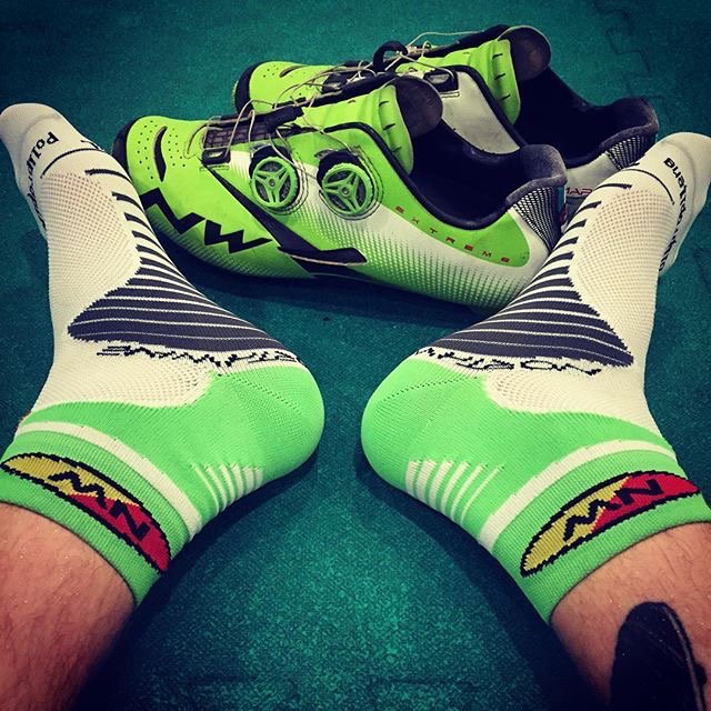 NWcycling's tweet photo. Life's too short to not match your socks with classy shoes! #GreenPower #ExtremeTechMTBPlus
Pic by Conny Björnehall https://t.co/8Ru5gIAORG