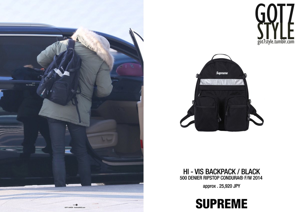 supreme hi vis backpack