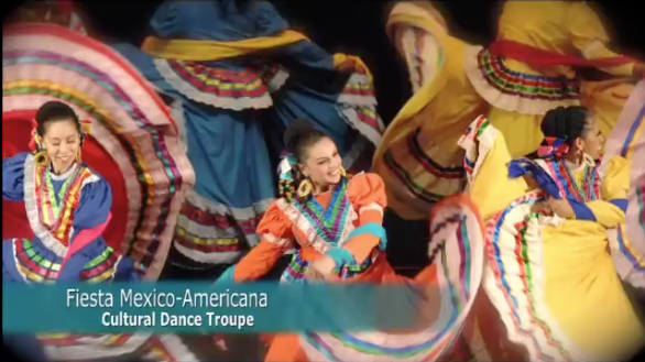 CalPoly's tweet photo. Grammy winners Los Lobos performing live with Ballet Folklorico Mexicano! 8pm at @ThePACinSLO. #CalPolyArts https://t.co/QrPHqlmKrX