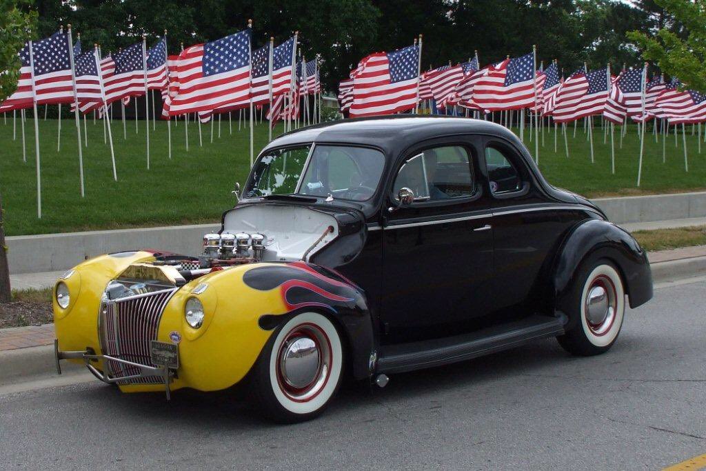 herflame's tweet image. #mymusclecar  Steves 1940 Hot Rod