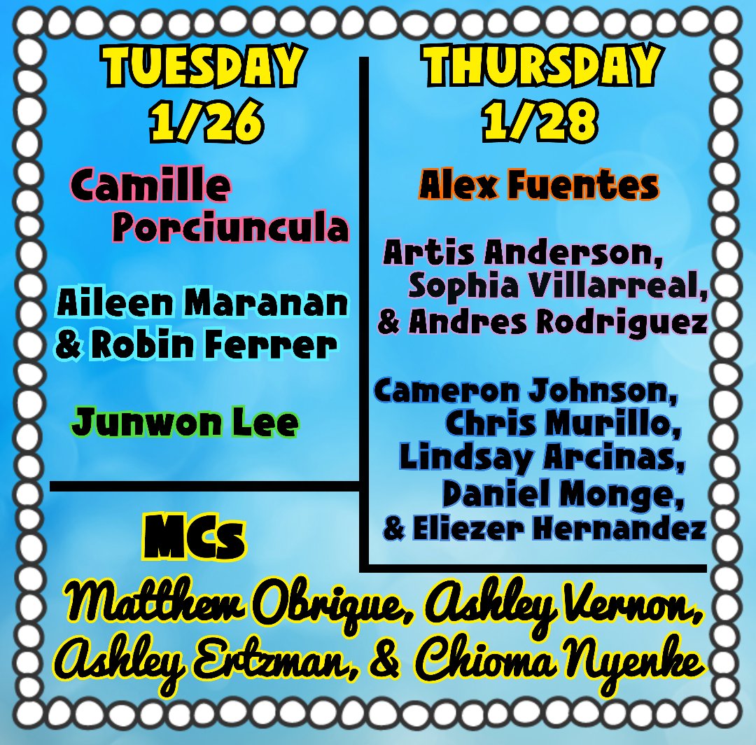 CAMSASB's tweet photo. Celebrate the ending of 1st semester/ beginning of 2nd semester by coming out to the lunch rallies next week! https://t.co/0eFFbQMMA6