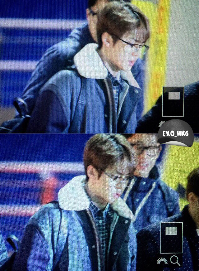 EXO_HKG's tweet photo. 160123 인천공항 #세훈 #sehun https://t.co/c39O82mBQe