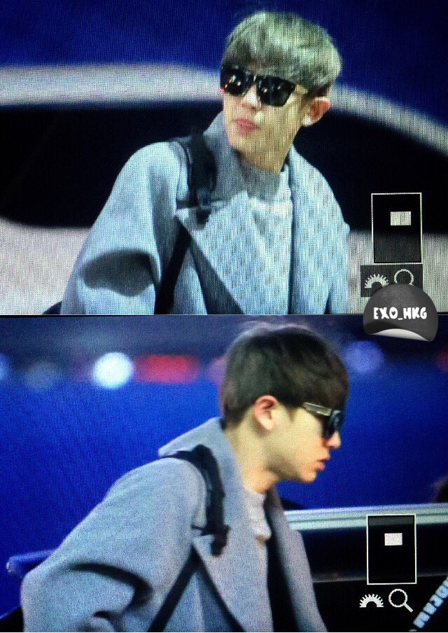 EXO_HKG's tweet photo. 160123 인천공항 #찬열 #chanyeol https://t.co/sAgGpmM4xJ