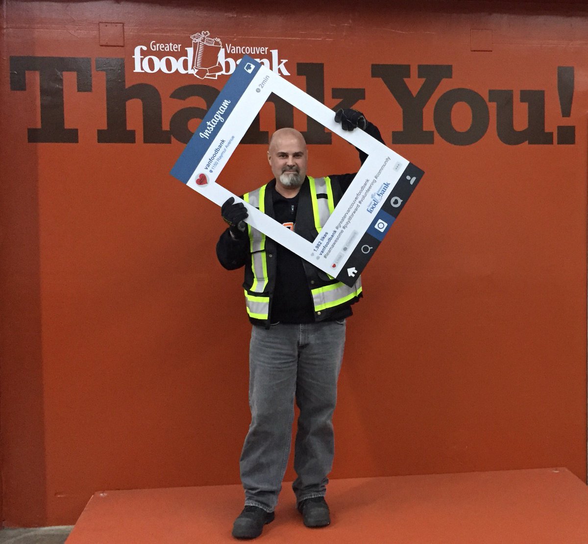 VanFoodBank's tweet image. Our #thankyou #wall just got a new coat of #paint. Now we just need some #volunteers to stand in front of it.
