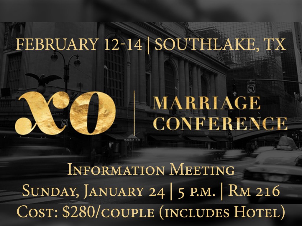templeruston's tweet photo. Join us at the XO Marriage Conference! Information meeting this Sunday! https://t.co/YZTBBqDFyE