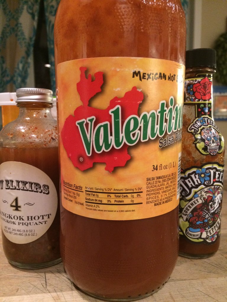 It's #nationalhotsauceday . Melt you face!