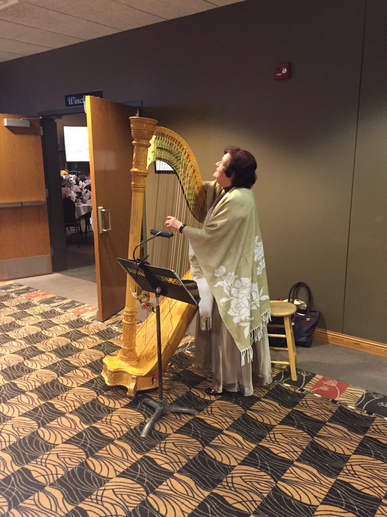 MitchellCOC's tweet photo. Starting your evening off with harp music! #UnmaskPossible #OutsideExpectations #mitchellSD https://t.co/Q3W98kmAHG