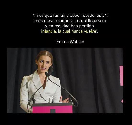 ¿Crees que Emma Watson tiene razón?