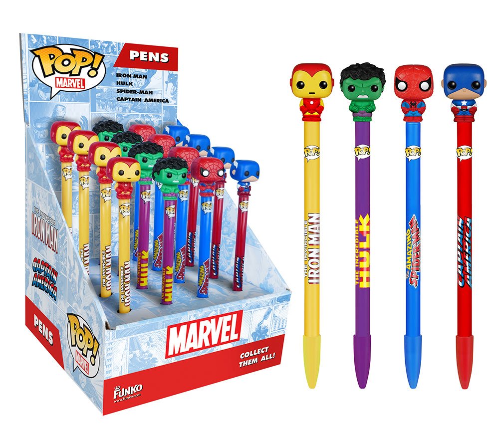 OriginalFunko's tweet photo. RT &amp; follow @OriginalFunko for a chance to win a set of Marvel Pop! Pens! #NationalHandwritingDay https://t.co/vnsU6gjkUS