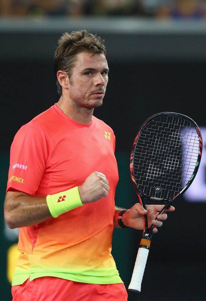 alex_beam's tweet photo. stan wawrinka chooses to dress as a tequila sunrise for the austrailian open https://t.co/8TLbfSQuKr