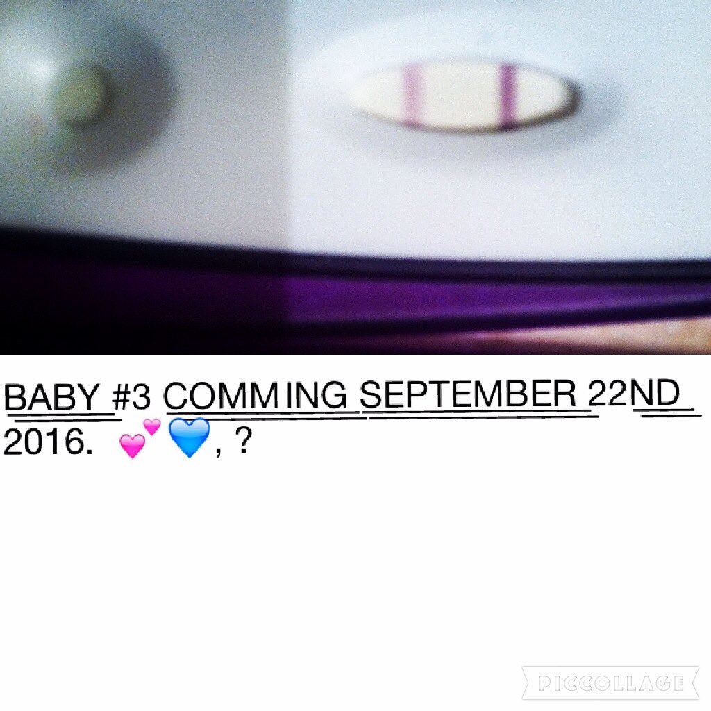 Shlynnnnnn's tweet photo. Baby #3 comming Sep. 22nd 2016💕💙 https://t.co/UTDiny9KHs