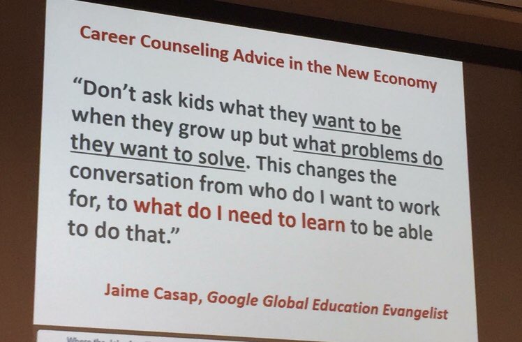 SGoudis's tweet photo. Why STEAM education? Love this quote! #makerbar https://t.co/VtEKfYsB5d