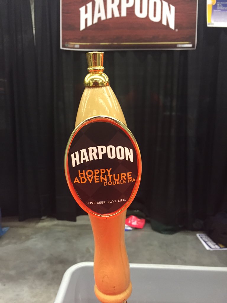 Harpoon_Midwest's tweet photo. Come by the @harpoonbrewery table @CLEBeerfest to try our brand new #DIPA Hoppy Adventure #lovebeerlovelife https://t.co/8J94sG9vJL